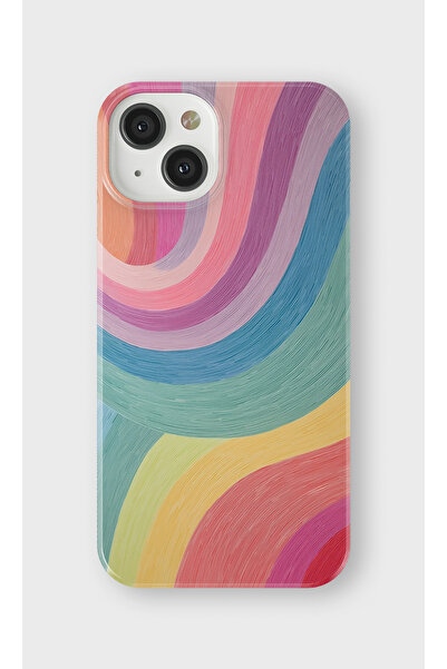 lelia حافظة هاتف شفافة متوافقة مع آيفون 15 بلس مطبوع |   المجموعة: كولور ويف ...