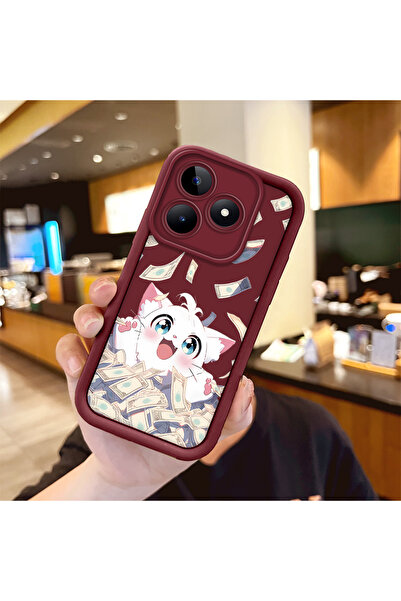 Hontinga حافظة هاتف من السيليكون الناعم مضادة للسقوط لهاتف Realme Note 50 4G ...