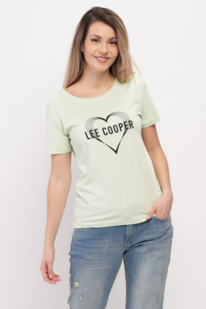 Lee Cooper Women's T-shirt with Printed and logo inscription