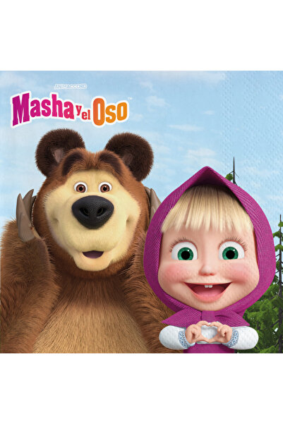BEENsmile Set 20 servetele Masha&Ursul 33x33 cm