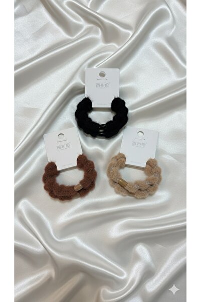 Store 6 قطع من مشابك المطاط المخملية