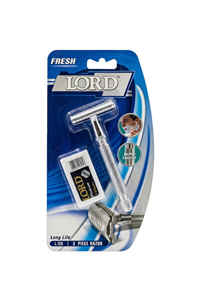 Lord ماكينة حلاقة معدنية جديدة مع 5 شفرات من فئة البلاتينيوم - مجموعة عناية ش...