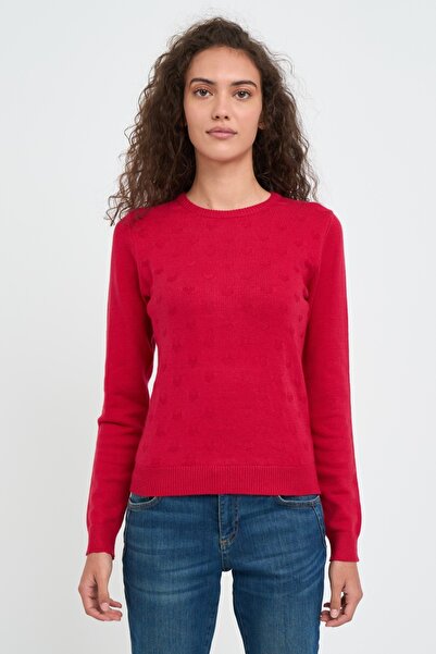 KVL by KENVELO Pulover dama cu model si logo