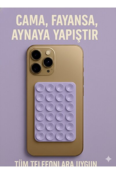 Case collection حامل هاتف بشفط هوائي من السيليكون، حامل لاصق مضاد للانزلاق لل...