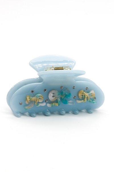 Nearsis Blue Colored Latch Buckle with Octopus Figure