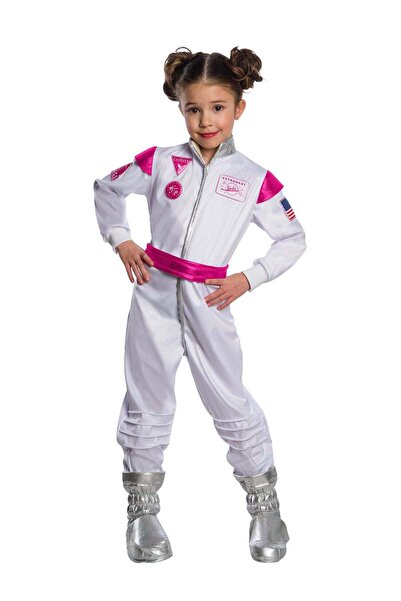 Generic زي رائد فضاء باربي من روبيز للأطفال - صغير (3-4 سنوات)