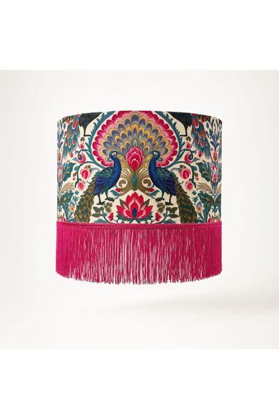 Mivera Maison DEKORATİF KUMAŞ KAPLAMA ABAJUR BAŞLIĞI (30x20cm)