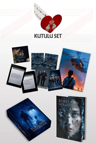 Vera Kitap Kurtların Gölgesinde (CİLTLİ-KUTULU) Özel Tasarım Kalp Ayraç Hediye