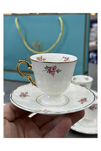 ROY KING Luxury Porcelain Bone 6-Piece Cup Set