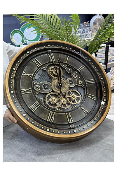 Doğudeko Arow Lüx Dekoratif Büyük Duvar Saati
