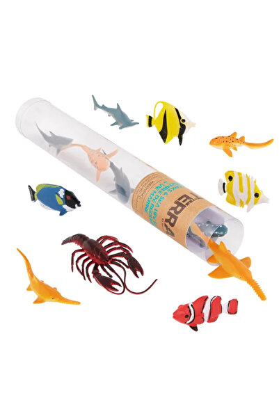 Terra مجموعة مجسمات حيوانات المحيط 13 قطعة AN2881Z (للأعمار من 3 سنوات فما فوق)