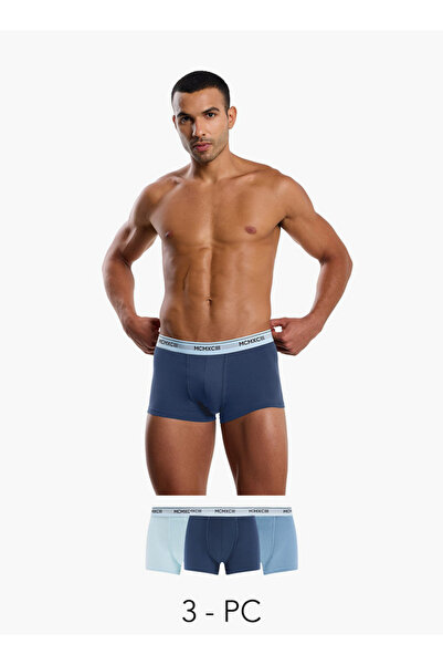 FAV سراويل داخلية قطنية مطبوع للرجال - عبوة من 3 قطع