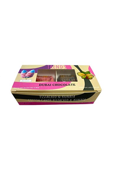 Trends Dubai Chocolate ، كنافة بالفستق و حلوى القطن بالكنافة بالفستق - 80 جرام (2 × 40 جرام)