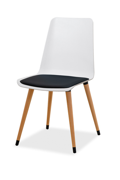 Estelia Salda Minderli Eames Mutfak Sandalyesi – Natural Ahşap Ayaklı, Modern...