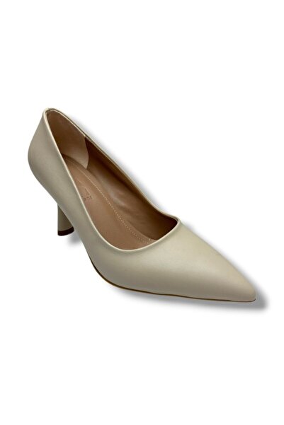 Cakgo C-Shoes 3149-26 Δερμάτινο Γυναικείο Στιλέτο με Λεπτό Τακούνι Μεσαίου Ύψους