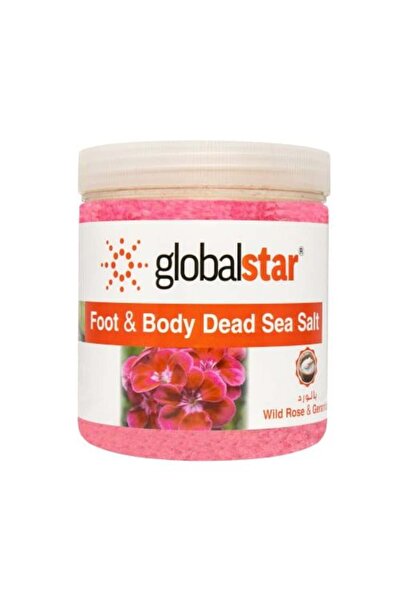 Globalstar أملاح البحر الميت للجسم مع الورد - 1 كجم
