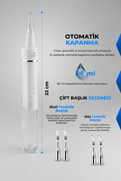 PiranTech W06 Kameralı Diş Temizleme Cihazı – Yeni Nesil Ağız ve Diş Bakımı!