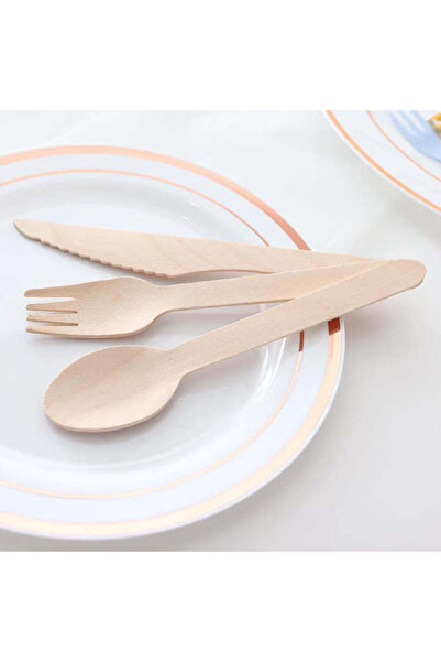 Sofipex Wooden cutlery, , tris, 100 pcs/set