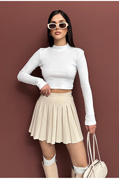 XELA BLUZĂ CU MÂNER LUNG CU GĂRĂ DE PESCARE, CU MÂNER LUNG, tricotaj cu stria...