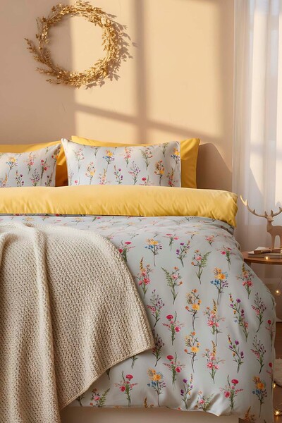 Rivaİstanbul Begonvil Tek Kişilik Nevresim Takımı Pamuklu