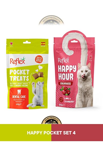 Reflex Pocket Treats Dental Care Ağız ve Diş Sağlığı & Happy Hour Calmness Sa...