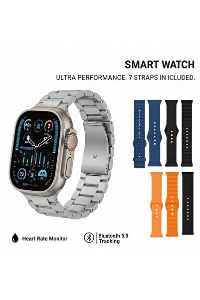 Generic Smart Watch Ultra3 Health Fitness Tracker Sport Watch 49MM - Multicolour