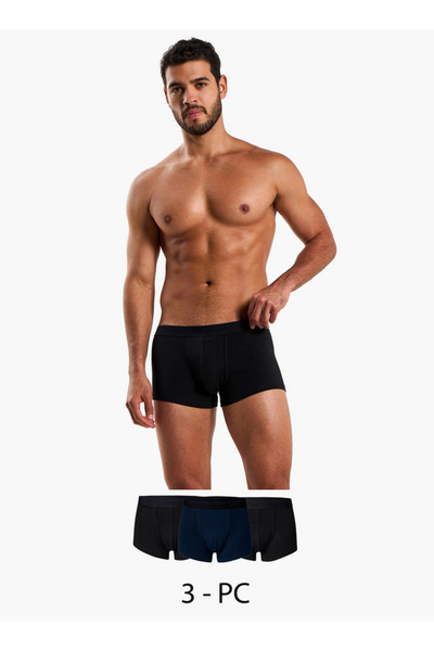 FAV عبوة من 3 سراويل داخلية قطنية رجالية بتصميم عصري