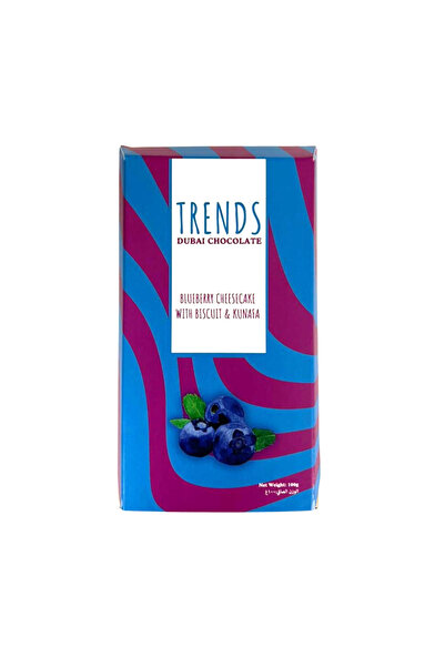 Trends Dubai Chocolate تشيز كيك بالتوت والكنافة - 100 جرام