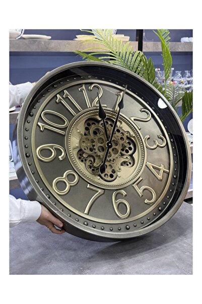 Doğudeko Arow Lüx Dekoratif Büyük Duvar Saati