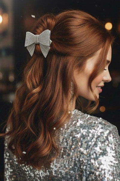 LIVOSH Automatic Bow Buckle with Silver Stone