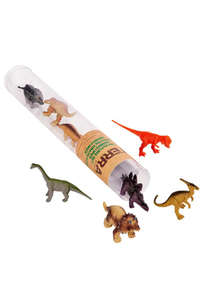 Terra مجموعة مجسمات الديناصورات المكونة من 8 قطع AN2886Z (للأعمار من 3 سنوات ...