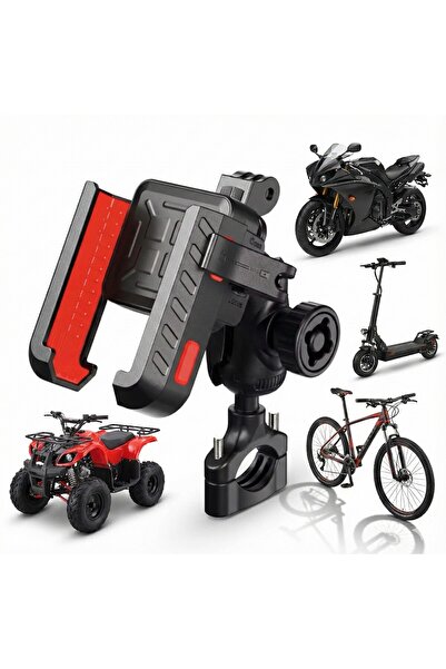 güvenlisepet Amorsitörlü Titreşim Önleyici Modüllü Motosiklet Telefon Tutucu ...