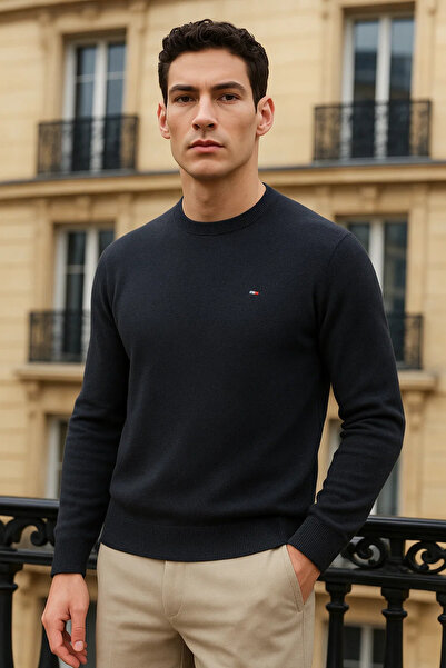 comstar سترة رجالية شتوية كاجوال بياقة دائرية مدخنة