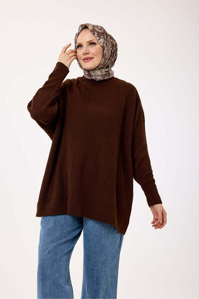 Suede Style 30191 - Pulover lung din tricot