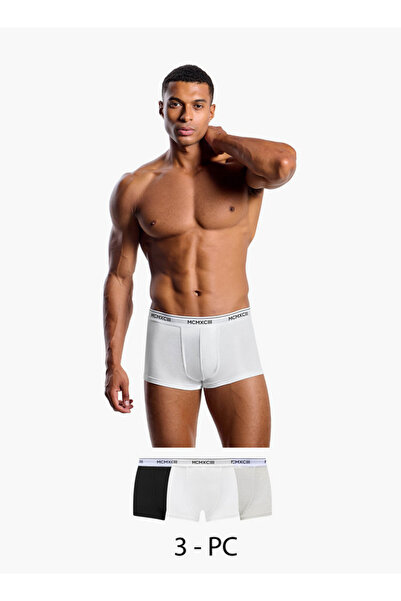 FAV Men Printed Waistband Cotton Blend Trunks - Pack of 3