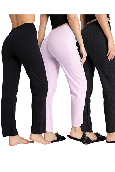 DONEX Women's Corded Relaxed 3-Piece Pants & Sweatpants, Women's Clothing,Casual Comfortable Clothing