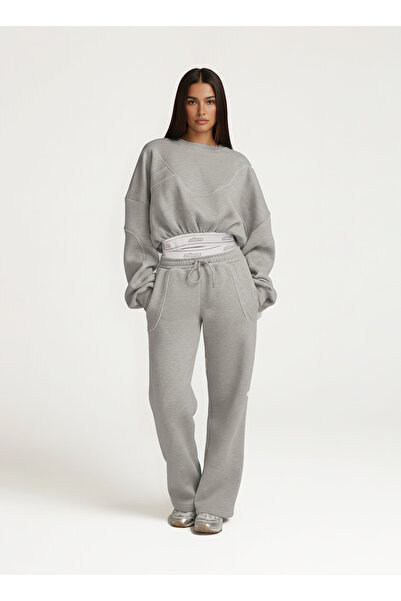 ŞEBNEM GÜNAY Grey Contour Sweatpants