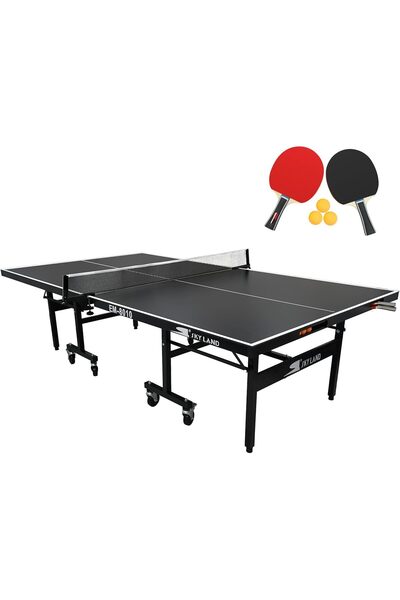 SKY LAND Outdoor Tennis Table 9x5 FT, Foldable Ping Pong Play System with Wat...