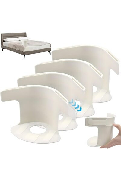 OEM Bed sheet corner fasteners with anti-slip system - set of 4, firm grip, durable white