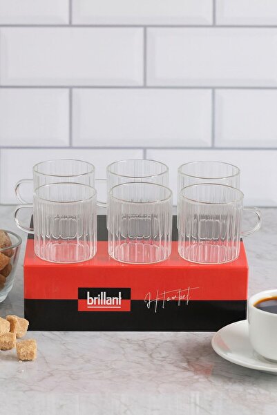 TOKGÖZ TİCARET Brillant 6’Lı Cam Bardak Küçük