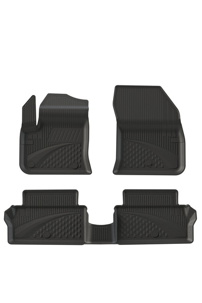 Sahler Citroen E-C3 HB 2024 ve Sonrası Uyumlu 4.5D Premium Havuzlu Oto Paspas - Elektrikli C3