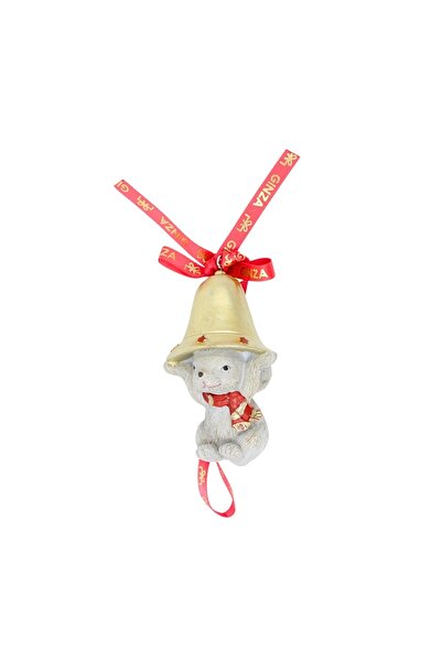 Ginza Christmas Kingdom Decoration, Classic, mouse model with bell on head