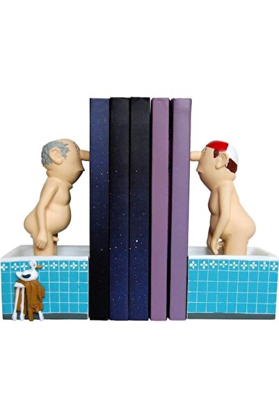 OEM Suport de carte - model „Bărbați în baie”, 17 cm, colorat