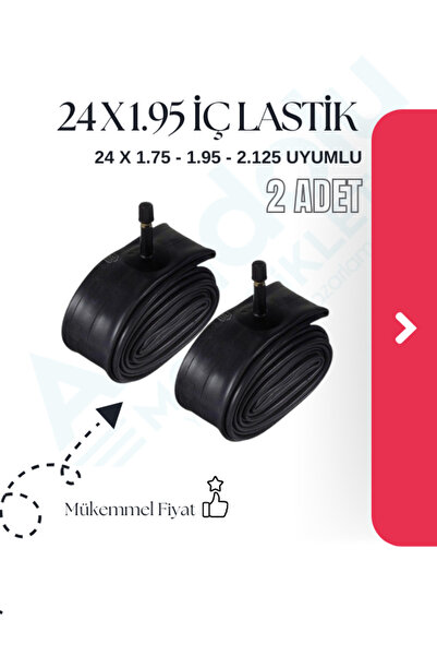 OEM Bisiklet iç Lastik 24 x 1.75-1.95-.2.125 - 24 Jant Tüm Bisikletler 2 Adet
