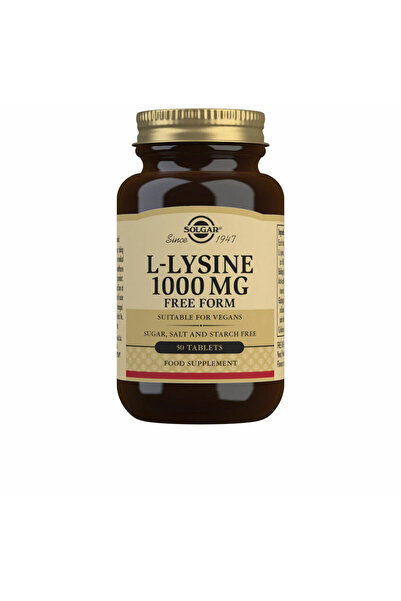 Baden Kahve L-Λυσίνη 1000mg Ταμπλέτες, Solgar, 50 Ταμπλέτες