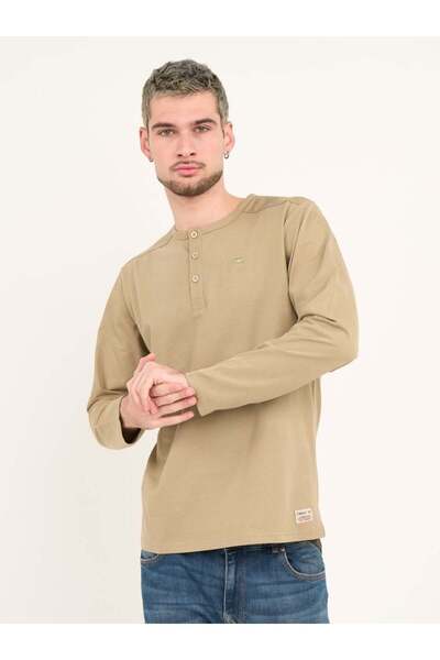 Timeout Tricou barbat cu maneca lunga si nasturi