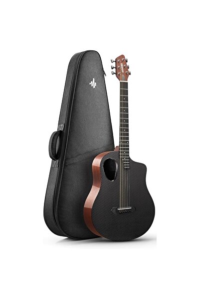 Donner RISING-G1 Carbon Fiber Akustik Gitar (Parlak Kahverengi)