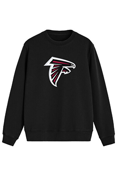 BA Sportswear Atlanta American Football Black Regular Sweatshirt