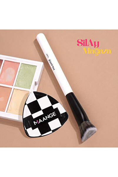 Silay mağaza SilAy Profesyonel Üçgen Kapatıcı Fırçası ve Süngeri – Concealer ...