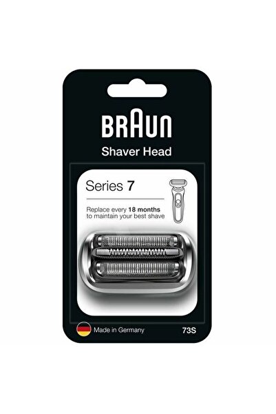 Braun 73S Ανταλλακτικό Κεφαλής, Μαύρο Ασημί